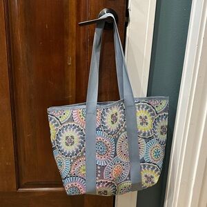 Vera Bradley Patterned Tote Bag/Beach Bag